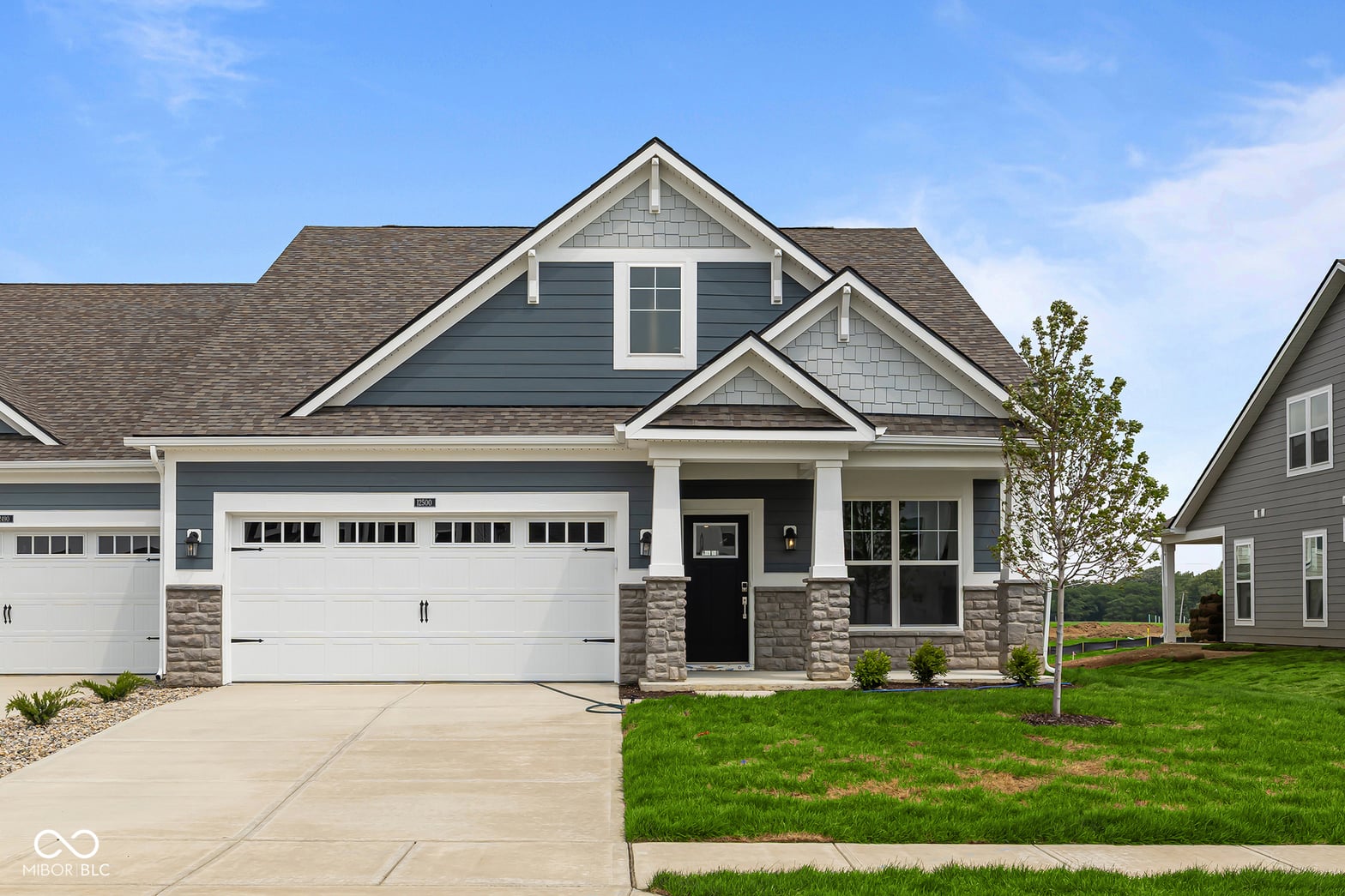 Front exterior at 12500 Morning Ridge Way, Noblesville, IN