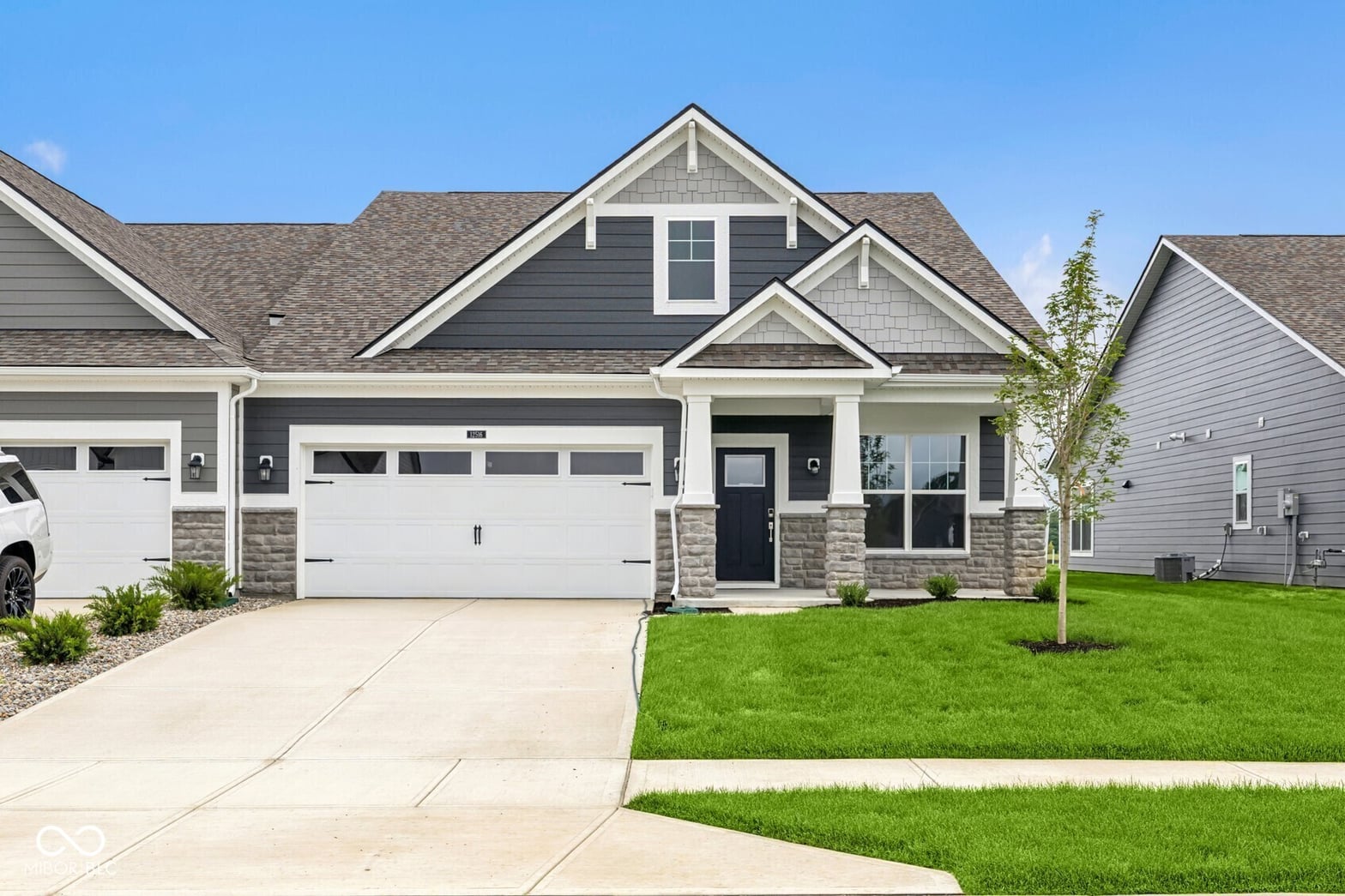 Front exterior at 12516 Morning Ridge Way, Noblesville, IN