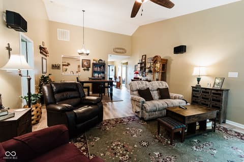 Living room at 4233 Pearson Drive, Westfield, IN