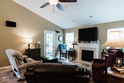 Living room at 4233 Pearson Drive, Westfield, IN