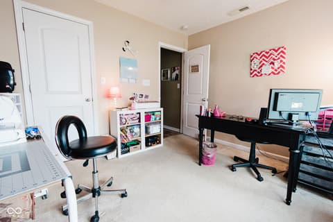 Home office at 4233 Pearson Drive, Westfield, IN