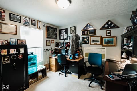 Home office at 4233 Pearson Drive, Westfield, IN