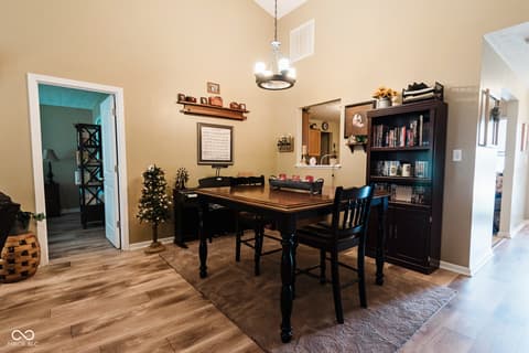 Dining room at 4233 Pearson Drive, Westfield, IN