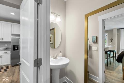 Primary bathroom at 14442 Treasure Creek Lane, Fishers, IN