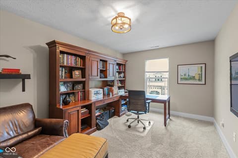 Home office at 14442 Treasure Creek Lane, Fishers, IN