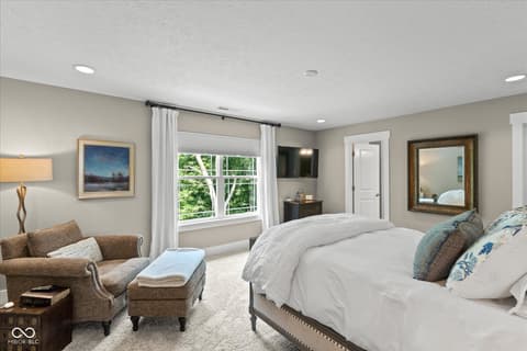Primary bedroom at 14442 Treasure Creek Lane, Fishers, IN