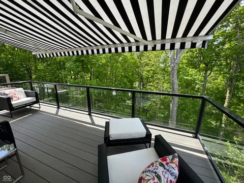 Outdoor living area at 14442 Treasure Creek Lane, Fishers, IN