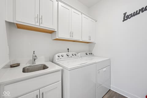 Laundry room at 624 Faudree Drive, Westfield, IN