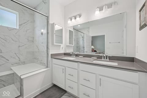Bathroom at 624 Faudree Drive, Westfield, IN