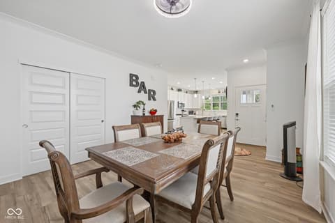 Dining room at 624 Faudree Drive, Westfield, IN