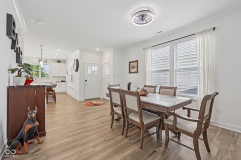 Dining room at 624 Faudree Drive, Westfield, IN