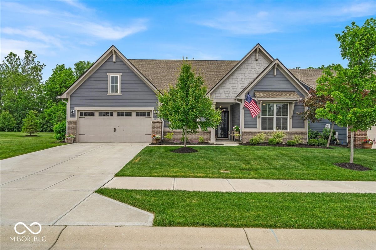 Front exterior at 6536 Apperson Drive, Noblesville, IN