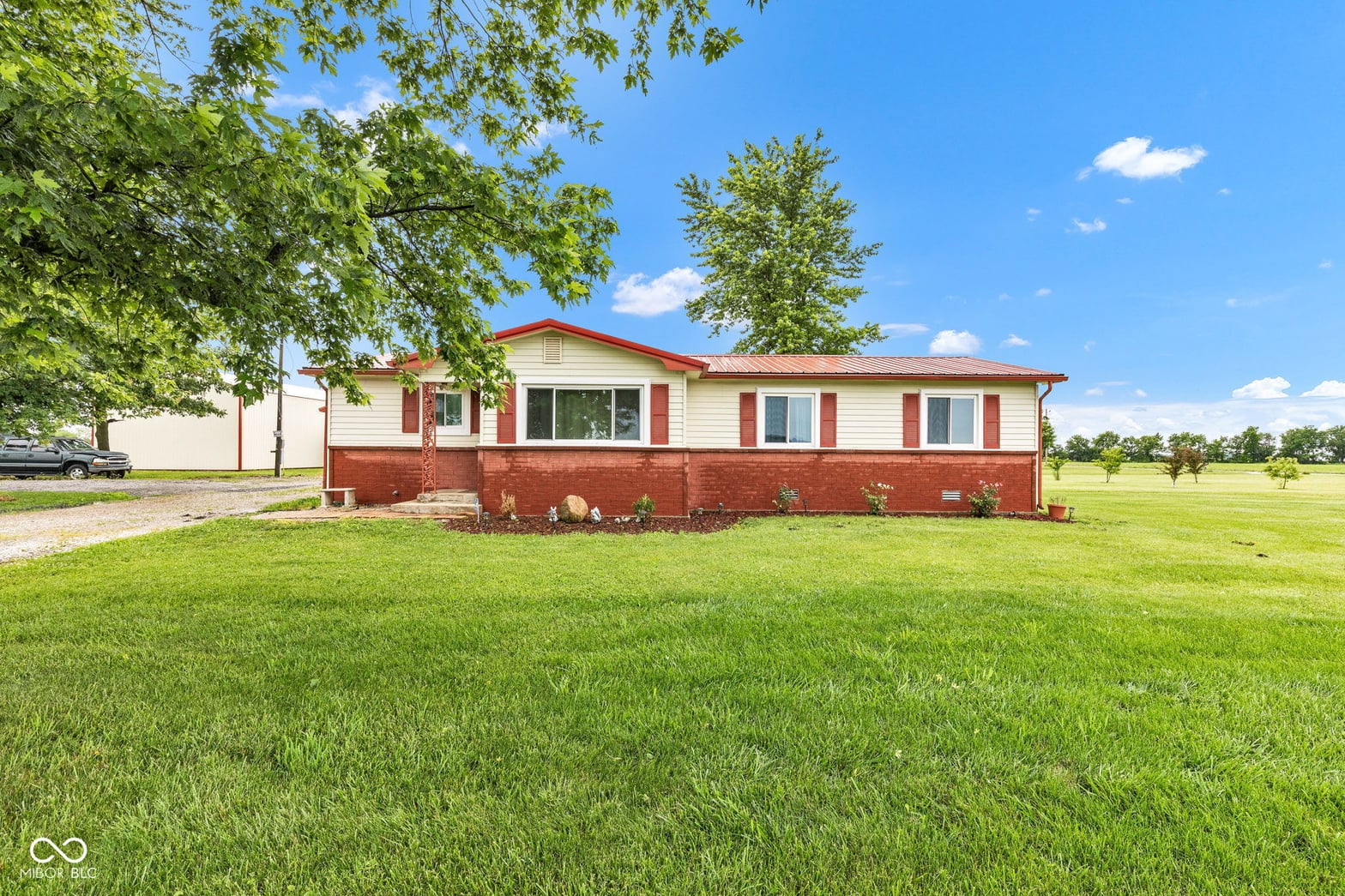Front exterior at 10965 W Base Line Road, Jamestown, IN