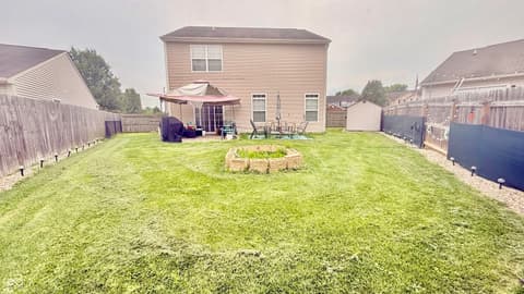 Backyard at 5924 Sable Drive, Indianapolis, IN