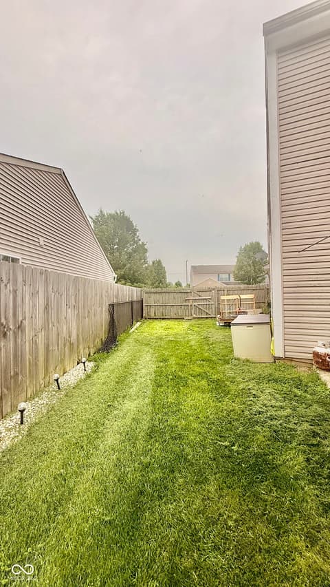 Yard at 5924 Sable Drive, Indianapolis, IN
