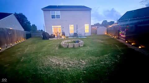Backyard at 5924 Sable Drive, Indianapolis, IN