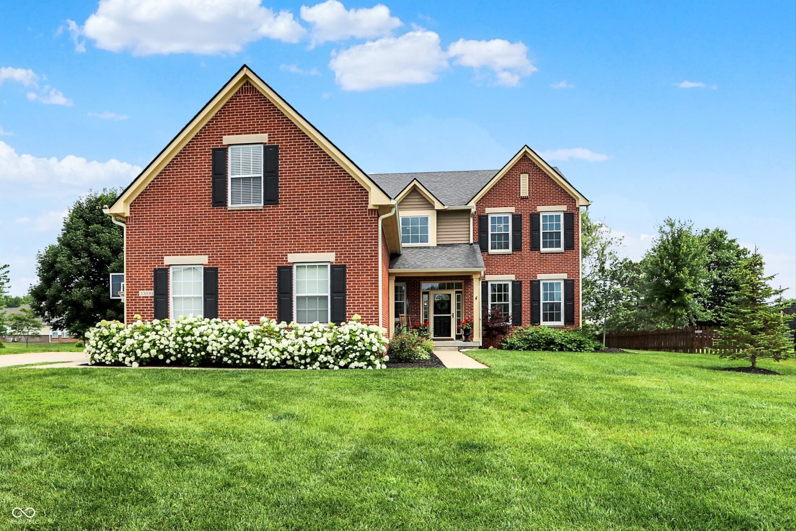 Front exterior at 13191 Roma Bend, Carmel, IN
