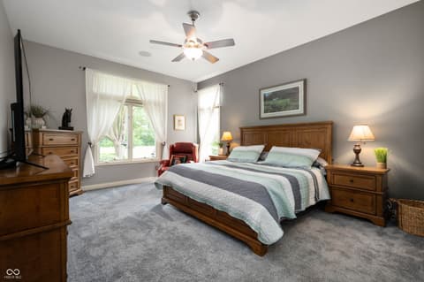 Primary bedroom at 3545 Inverness Boulevard, Carmel, IN