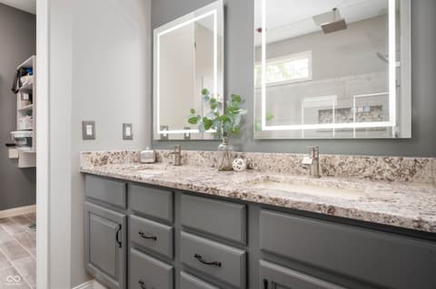 Primary bathroom at 3545 Inverness Boulevard, Carmel, IN