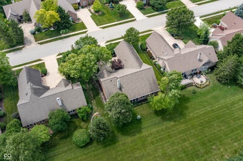 Aerial view at 3545 Inverness Boulevard, Carmel, IN