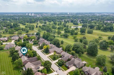 Aerial view at 3545 Inverness Boulevard, Carmel, IN