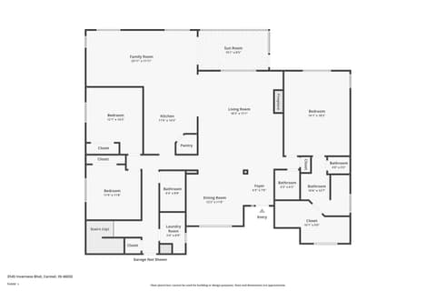 Floor Plan — 3545 Inverness Boulevard, Carmel, IN