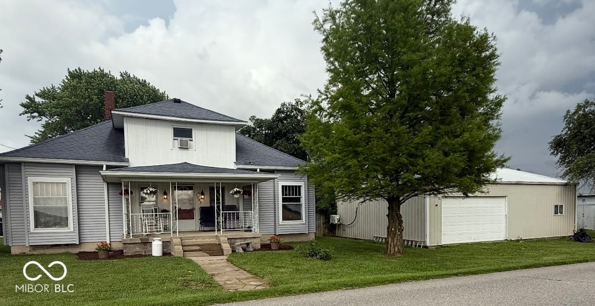 Front exterior at 1352 S County Road 850 W, Greensburg, IN