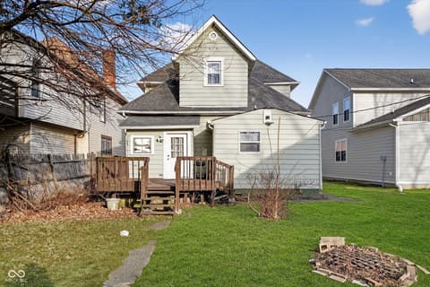 Backyard at 2446 Carrollton Avenue, Indianapolis, IN
