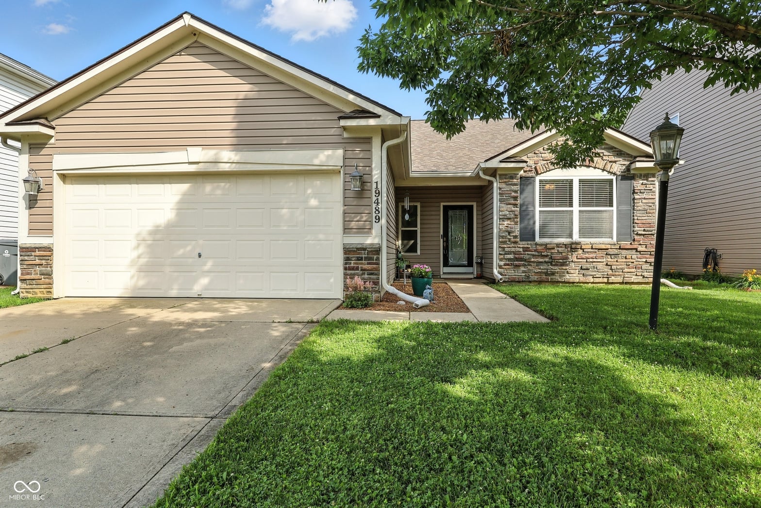 Front exterior at 19489 Prairie Crossing Drive, Noblesville, IN