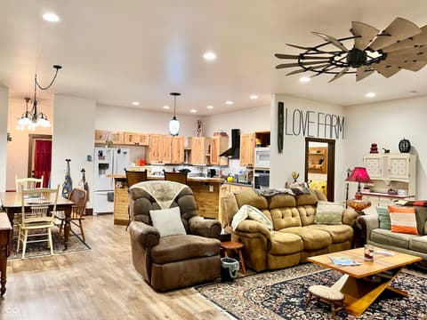 Living room at 3109 S County Road 1050 W, Greensburg, IN