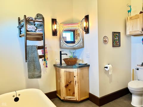 Bathroom at 3109 S County Road 1050 W, Greensburg, IN