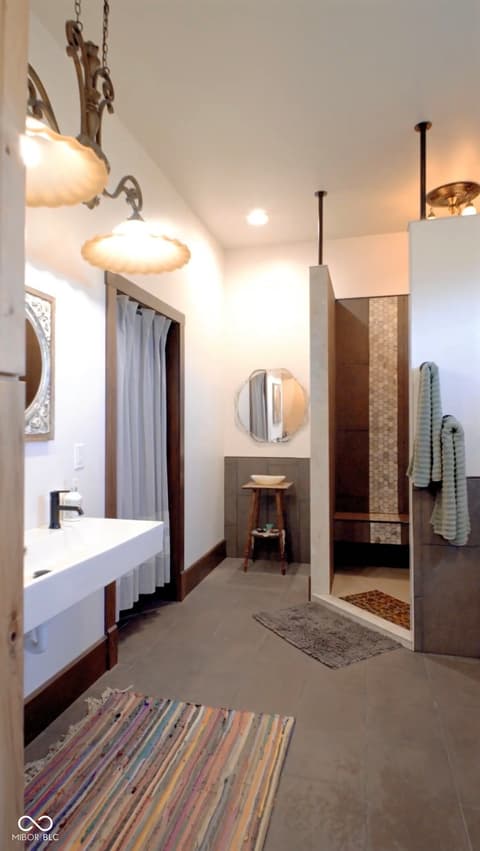 Primary bathroom at 3109 S County Road 1050 W, Greensburg, IN