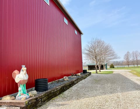 Side exterior at 3109 S County Road 1050 W, Greensburg, IN