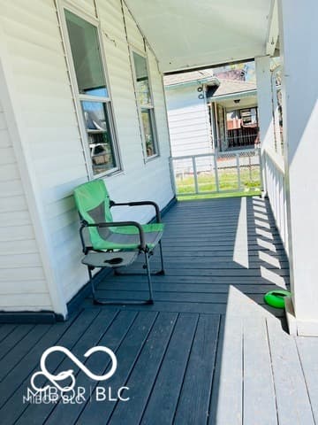 Outdoor living area at 1358 Hiatt Street, Indianapolis, IN