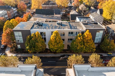 Aerial view at 932 N Broadway Street, Indianapolis, IN