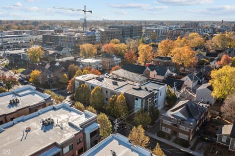 Aerial view at 932 N Broadway Street, Indianapolis, IN