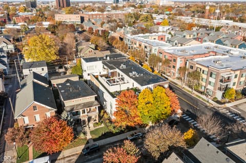 Aerial view at 932 N Broadway Street, Indianapolis, IN