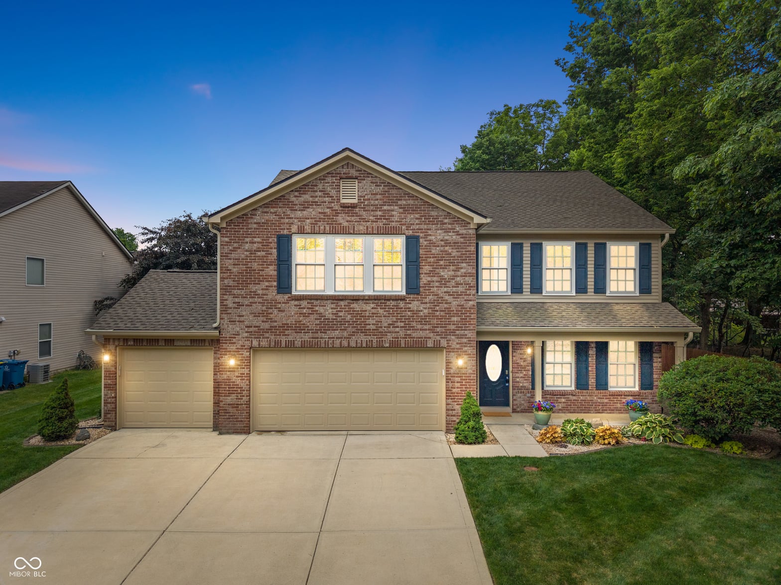 Front exterior at 11763 Igneous Drive, Fishers, IN