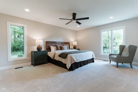 Primary bedroom at 14407 Bryn Mawr Drive, Fishers, IN