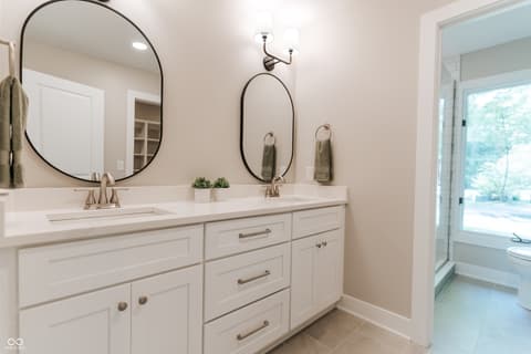 Primary bathroom at 14407 Bryn Mawr Drive, Fishers, IN