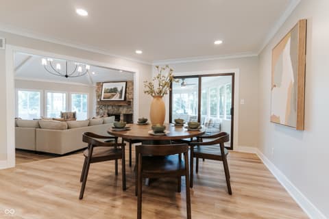 Dining room at 14407 Bryn Mawr Drive, Fishers, IN