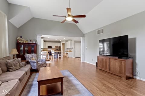 Living room at 13624 Alston Drive, Fishers, IN