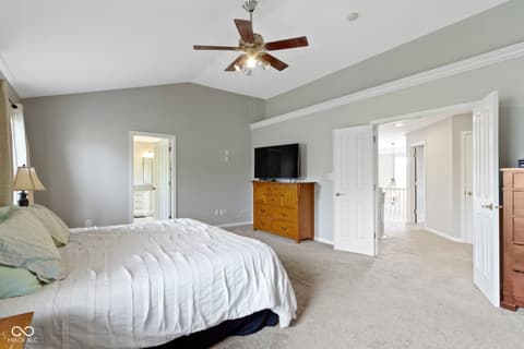 Primary bedroom at 13624 Alston Drive, Fishers, IN