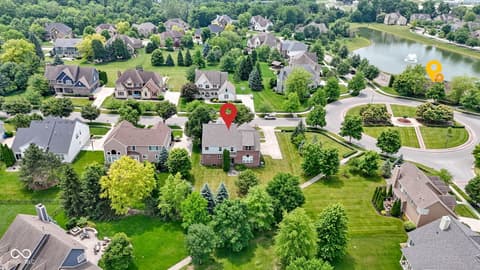 Aerial view at 13624 Alston Drive, Fishers, IN
