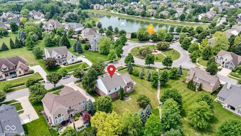 Aerial view at 13624 Alston Drive, Fishers, IN