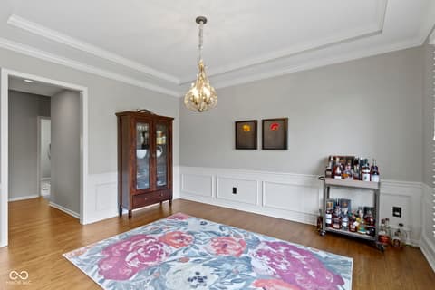 Dining room at 13624 Alston Drive, Fishers, IN