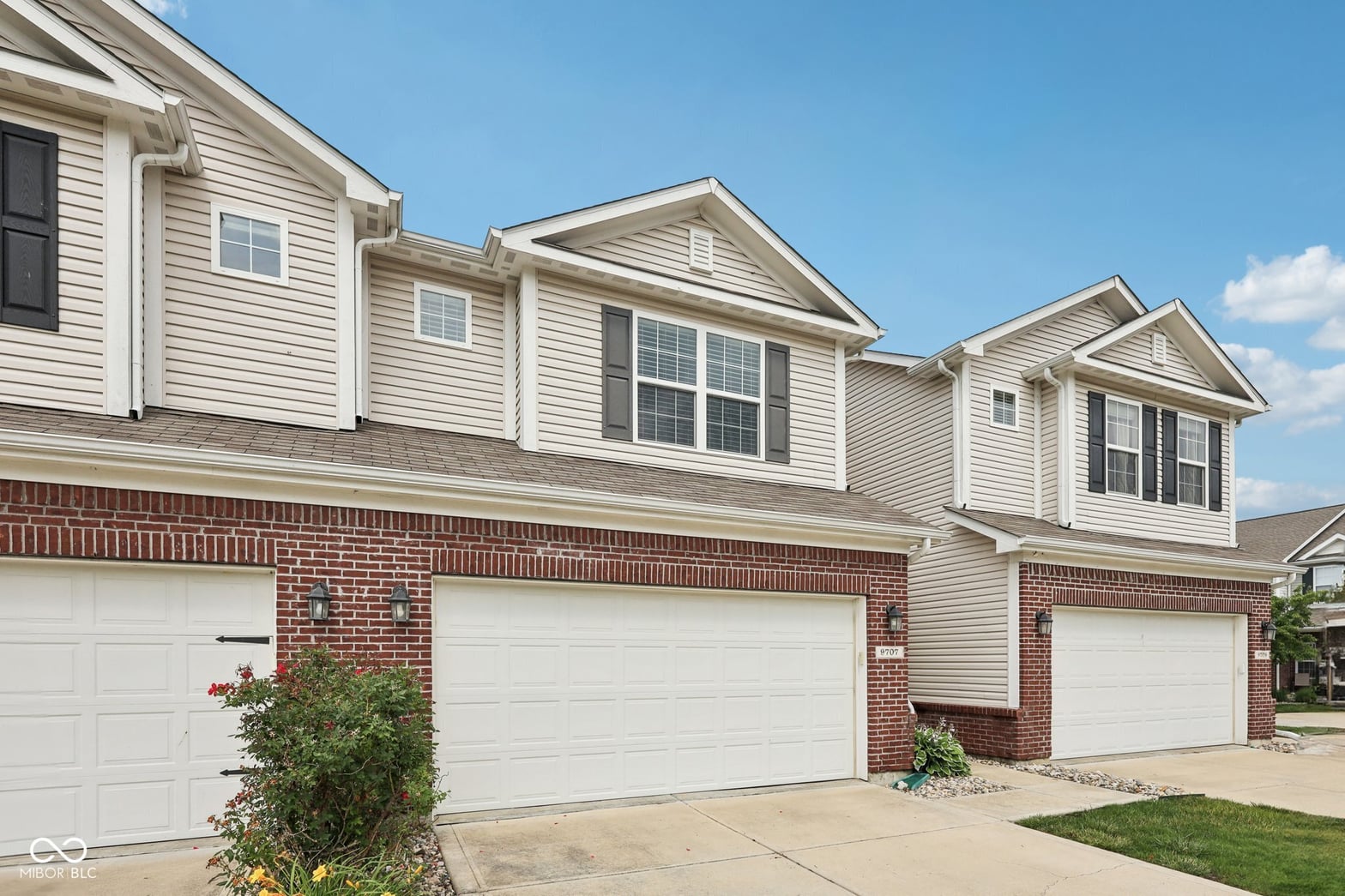 Front exterior at 9707 Prairie Smoke Drive, Noblesville, IN