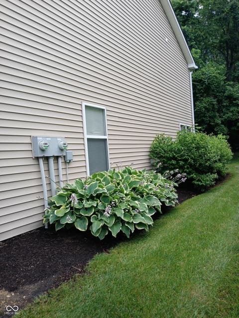 Side exterior at 8333 Pine Branch Lane, Indianapolis, IN