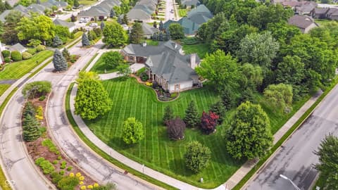 Aerial view at 3399 Nottinghill Boulevard, Plainfield, IN