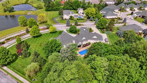 Aerial view at 3399 Nottinghill Boulevard, Plainfield, IN